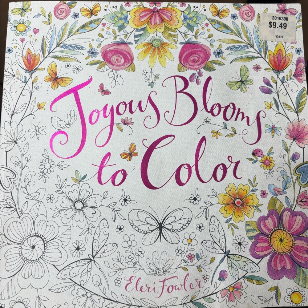 Joyous Blooms to Color Book